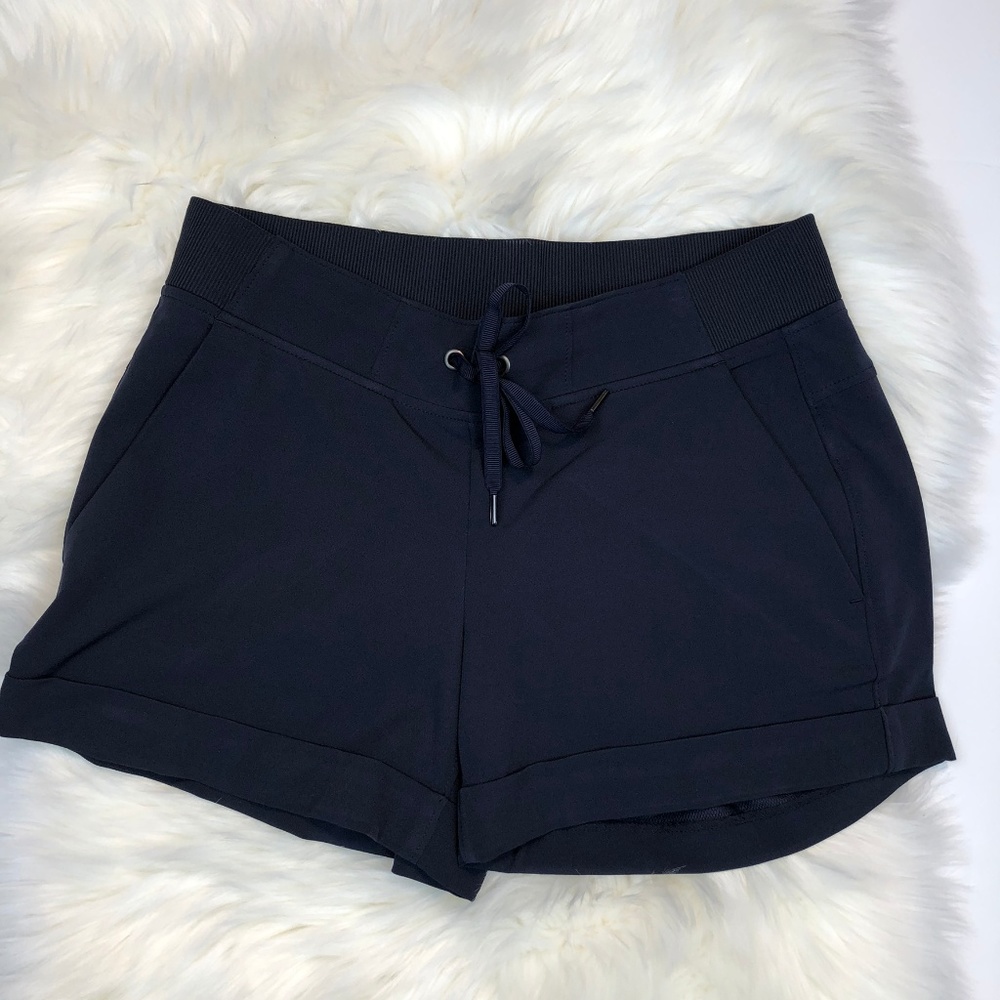 Athleta Blue Drawstring Shorts